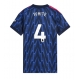 Arsenal Ben White #4 Replike Gostujuci Dres za Ženska 2025-26 Kratak Rukav